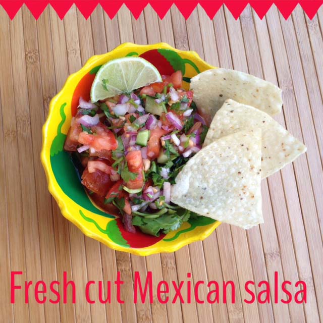 Best Ever Fresh Cut Mexican Salsa with Sriracha recipe My Family Stuff