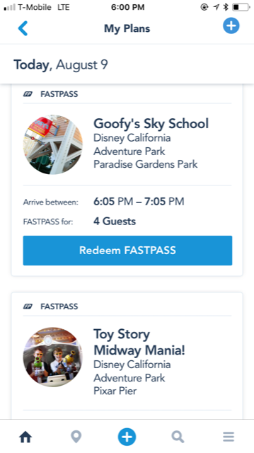 MaxPass FastPass at Disneyland Resort