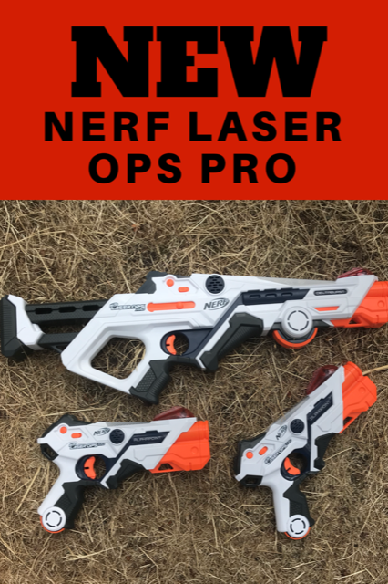 New Nerf Laser Ops Pro Blasters. Play laser tag anywhere and anytime!