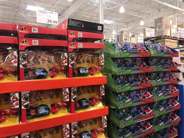 Costco Incredibles 2 and PJ Masks toys