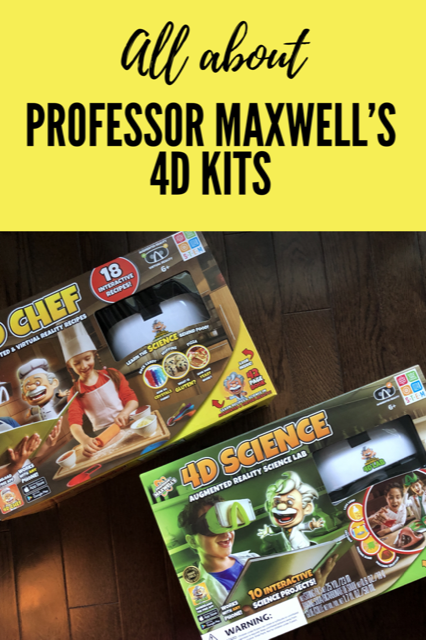 All About Professor Maxwell's 4D Kits #STEM