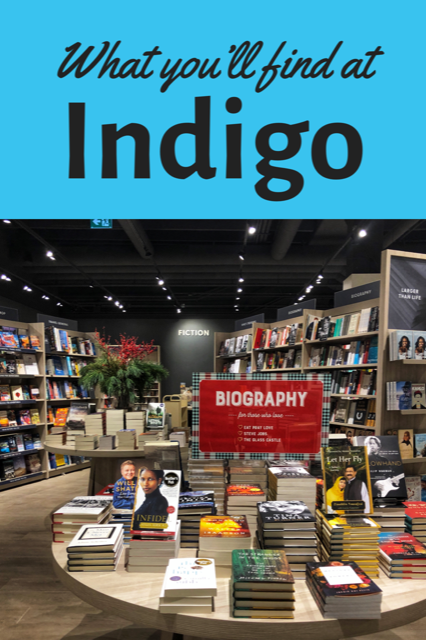 What you'll find at Indigo #shopping #experienceIndigo